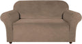 Turquoize Velvet Loveseat Covers for 2 Cushion Couch