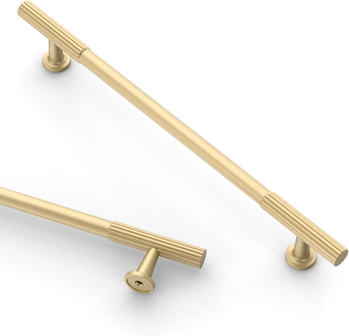 Brushed Gold Cabinet Pulls for Kitchen and Furniture Upgrade