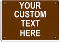 Aluminum Weatherproof Metal Sign 24x18in - Durable Custom Street Sign