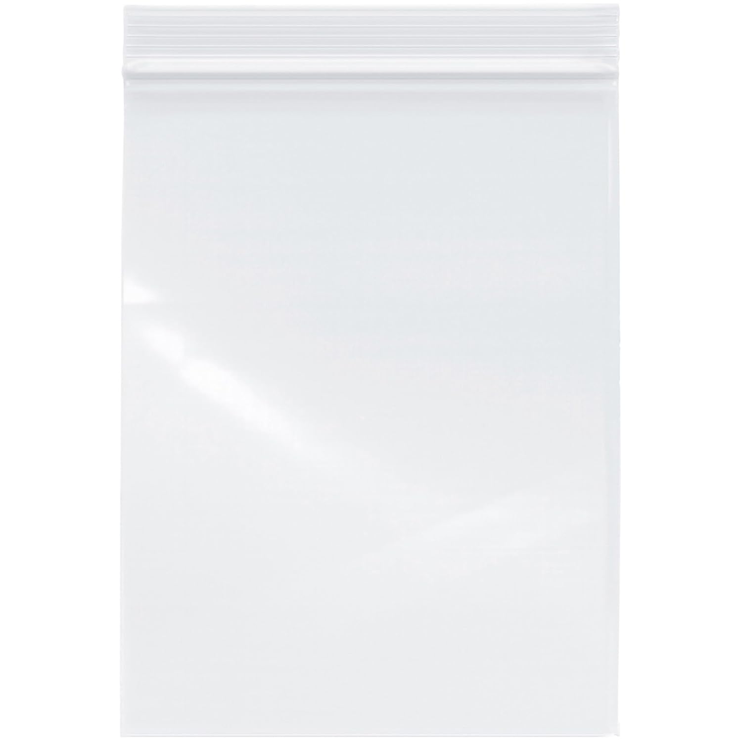 Plymor 6in x 8in Zipper Reclosable Plastic Bags - 2 Mil Quality