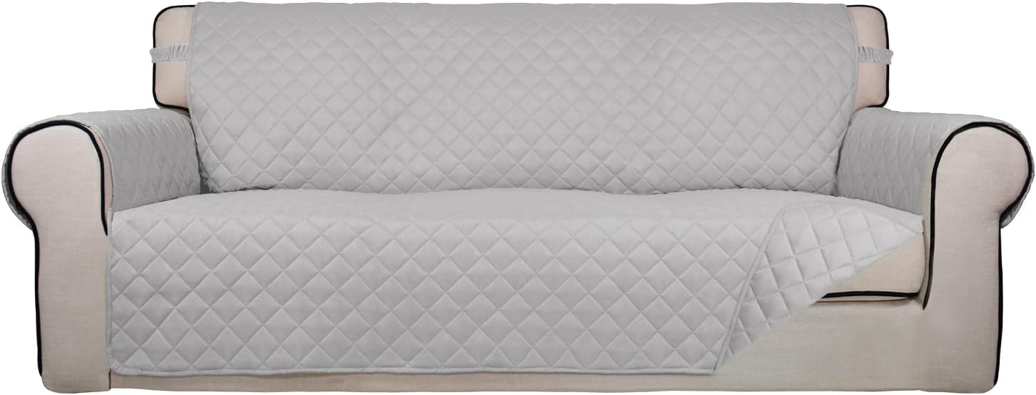PureFit Reversible Quilted Sofa Cover for Pets and Kids
