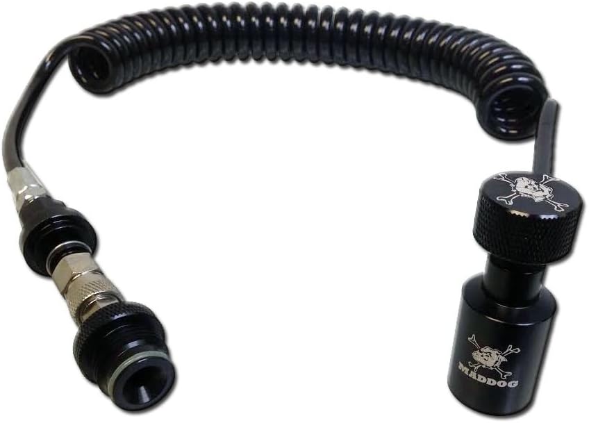 Maddog Heavy Duty Paintball Tank Remote Coil for Enhanced Mobility