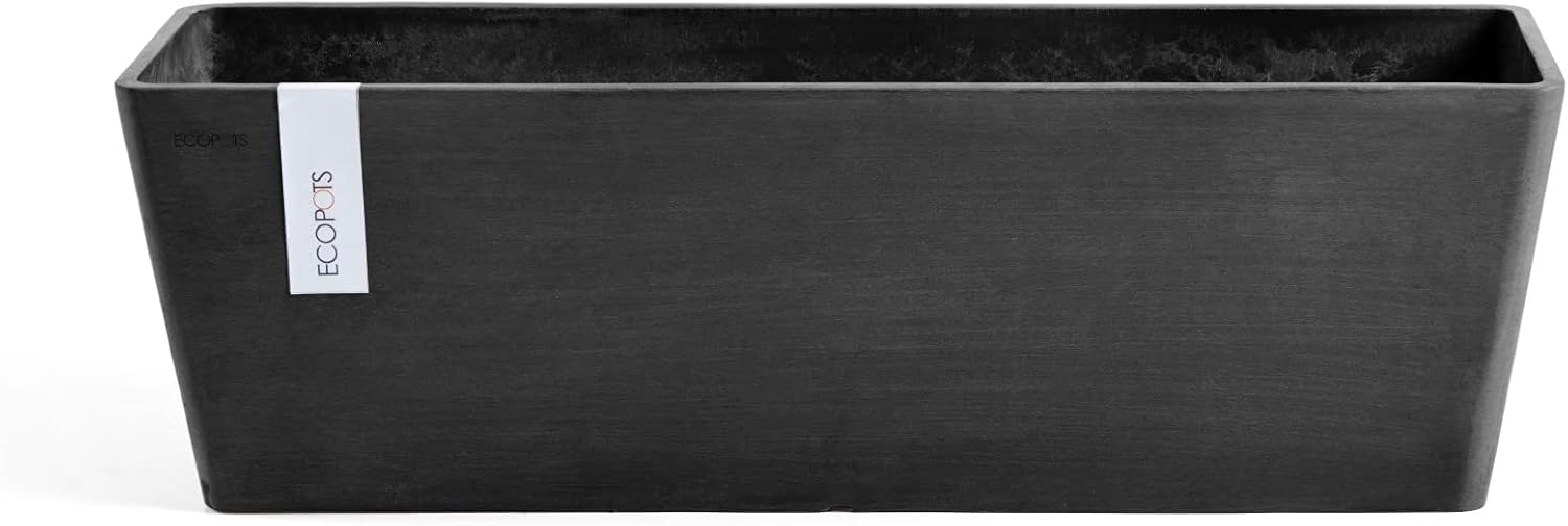 Ecopots Bruges Durable Modern Rectangular Flower Pot Planter