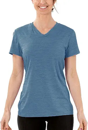 Arctic Cool Women's V-Neck Instant Cooling Performance Shirt