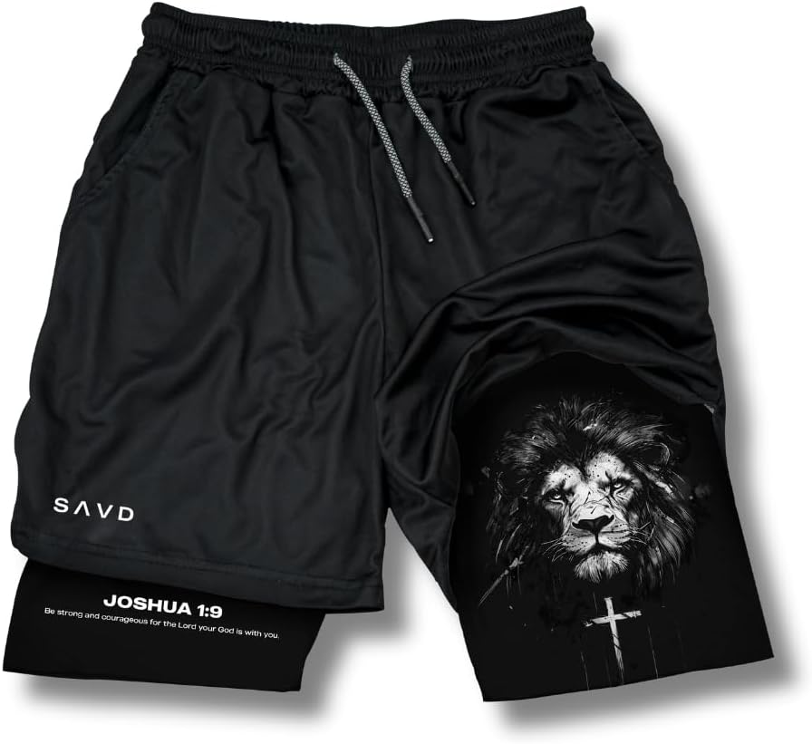 SAVD Christian Performance Shorts for Youth with Pockets