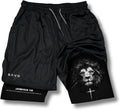 Youth Christian Performance Shorts - Kids Gym Shorts with Liner