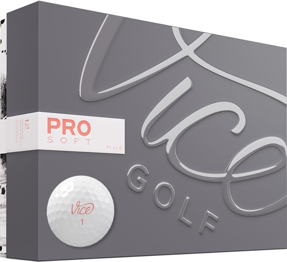 VICE Pro Soft Golf Balls for Maximum Spin and Control