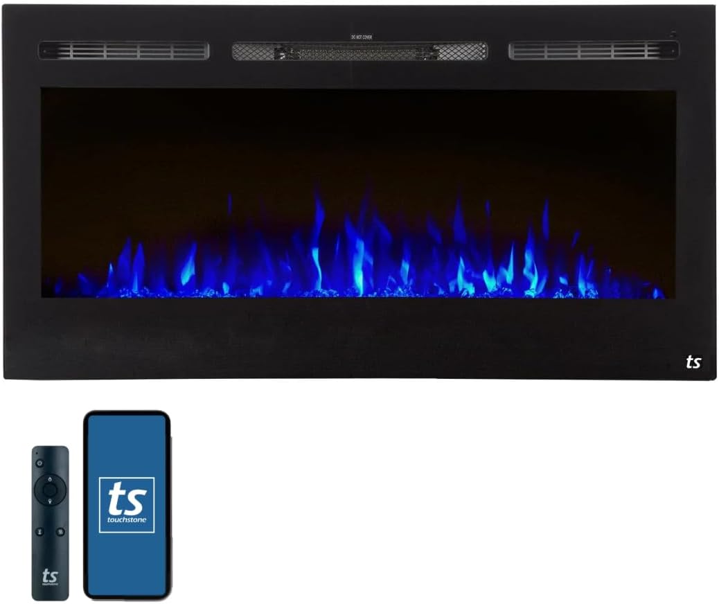 Touchstone Sideline 40 in Electric Fireplace with Smart Features