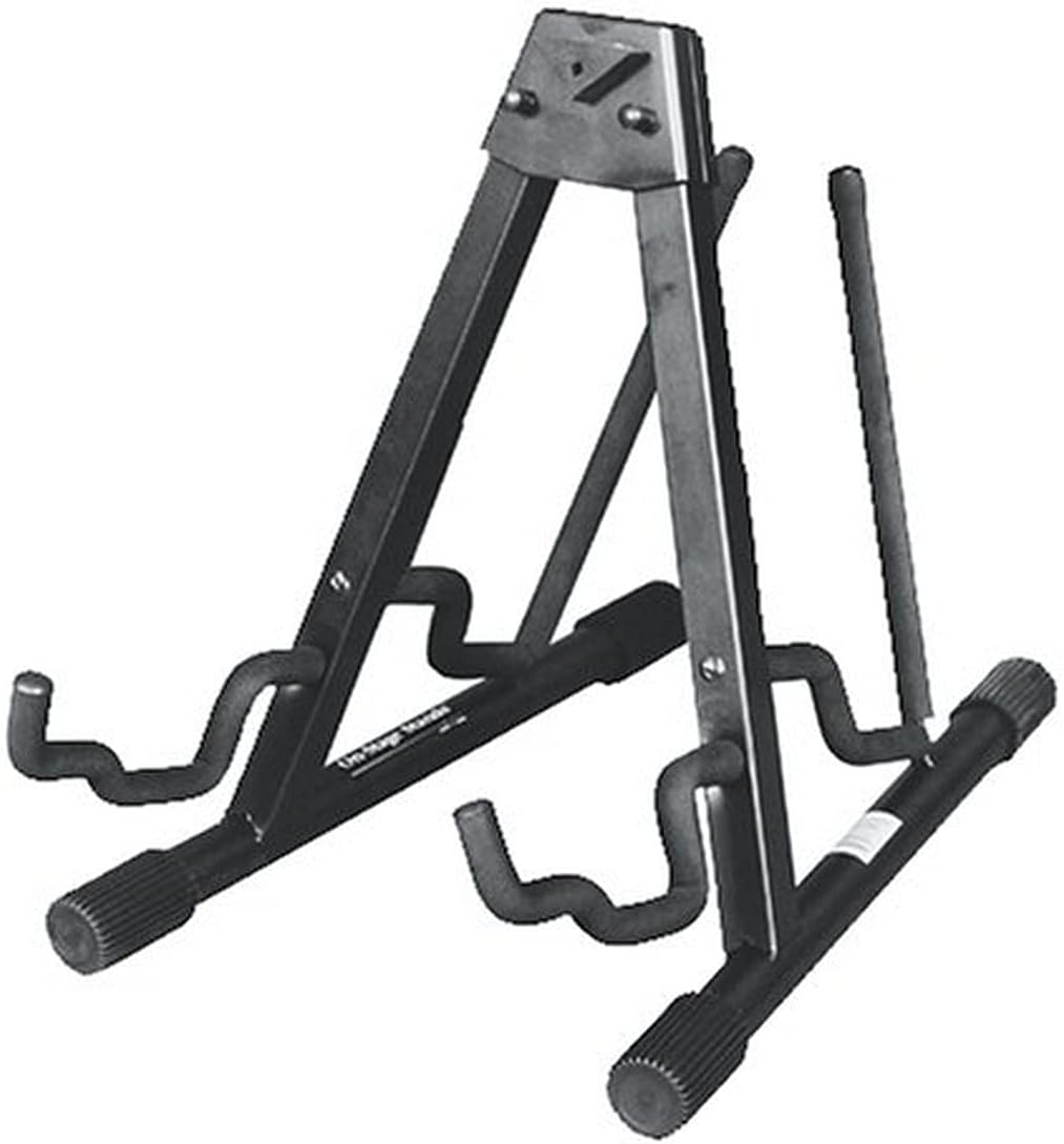 Securely display your electric and acoustic guitars with OnStage Double Stand