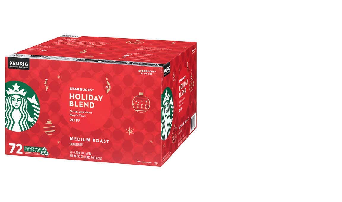 Starbucks Coffee Holiday Blend K Cup Pods for Festive Mornings