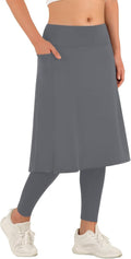 Anivivo Women's Knee-Length Skirt with Full Leggings for Comfort