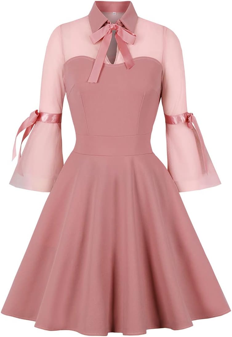 Vintage Polka Dot 1950s Audrey Retro Rockabilly Prom Dress