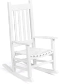 VINGLI All Weather Kids Rocking Chair - Comfortable Patio Rocker