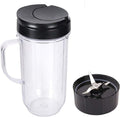 Handled Smoothie 22oz Replacement Cup Compatible with Magic Bullet