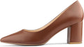 JOY IN LOVE Pumps for Women Chunky Heels Comfortable Work Dress Pump