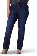 Lee Women's Wrinkle Free Relaxed Fit Straight Leg Pant (Style 1NTW)