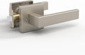 Mega Handles Passage Door Lever Satin Nickel - Modern 5in Lever