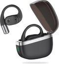 Open Ear Headphones with Mic - Comfortable 35H Playtime