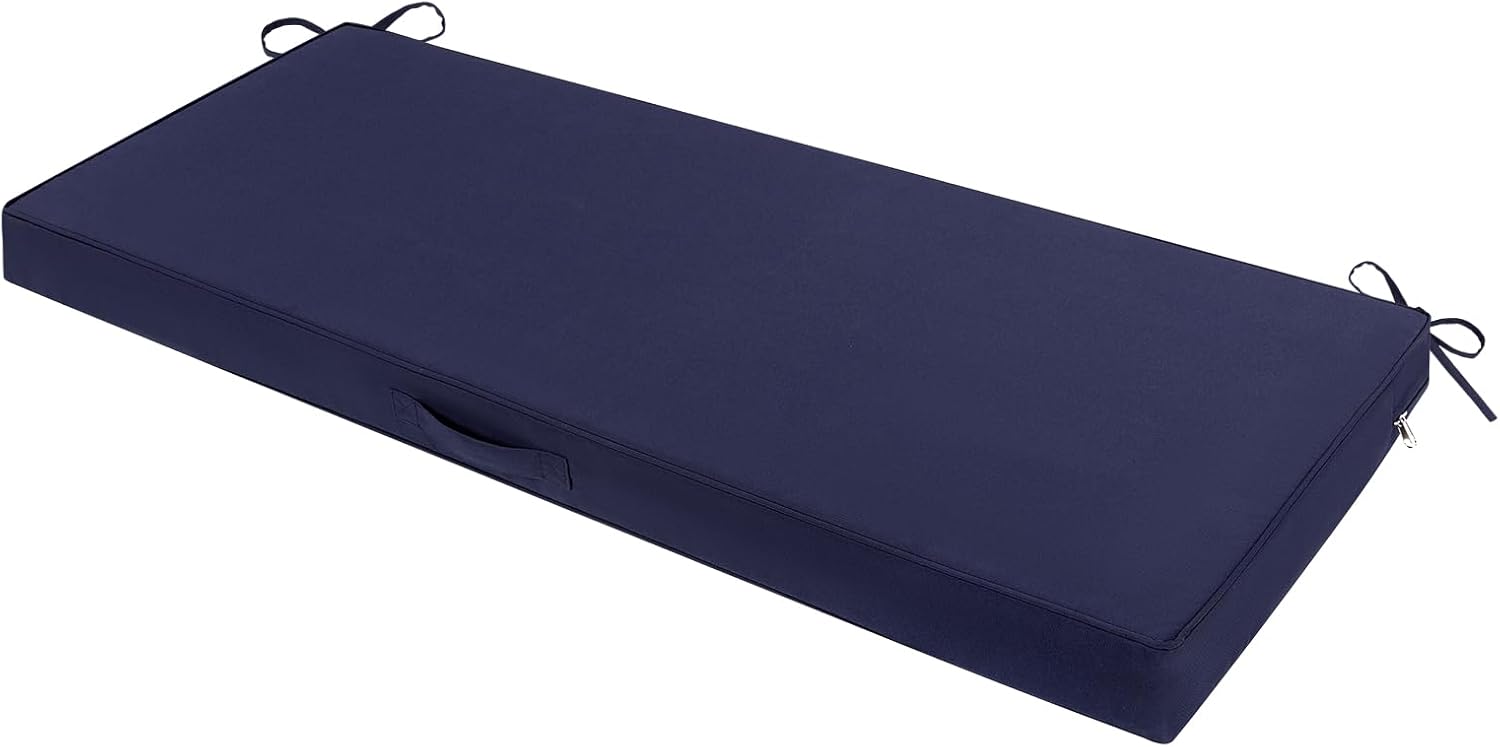 SHACOS Outdoor Bench Cushion 48x18 Inch Waterproof Comfort