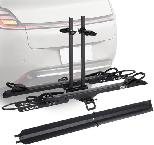 CyberRack E2 Plus Heavy Duty E-Bike Rack with Ramp for 2 Bikes