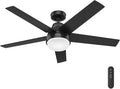 Hunter Fan 52 inch Contemporary Matte Black Indoor Ceiling Fan