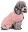 Cold Weather Dog Coat - Fleece Puffer Reversible Reflective Vest