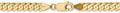 Elegant 14k Gold Flat Curb Chain Necklace Bracelet and Anklet Trio