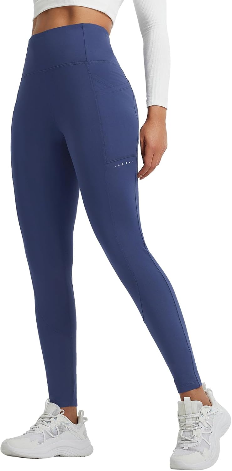 Fleece Lined Leggings for Women - Thermal Winter Warm Pants