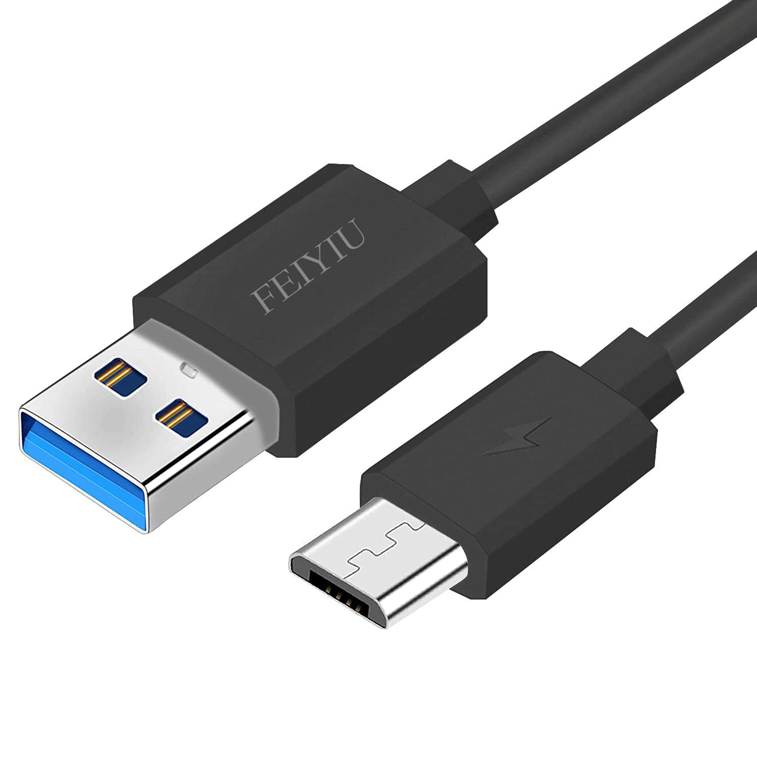Fast Charging Micro-USB Cable - FEIYIU (Black Blue)
