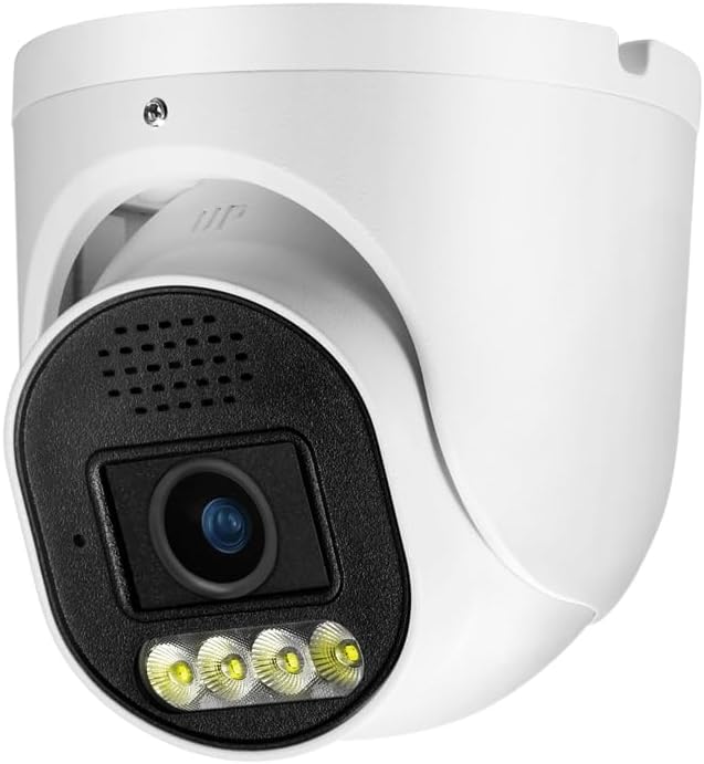 8MP IP PoE Dome Camera with Night Vision and AI Detection