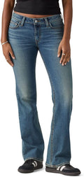Levi's Womens Superlow Boot Jeans - Low Rise 2000s Bootcut Clothing