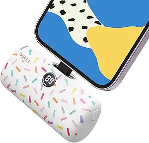 iWALK Small Portable Charger with Pattern, 4800mAh Power Bank