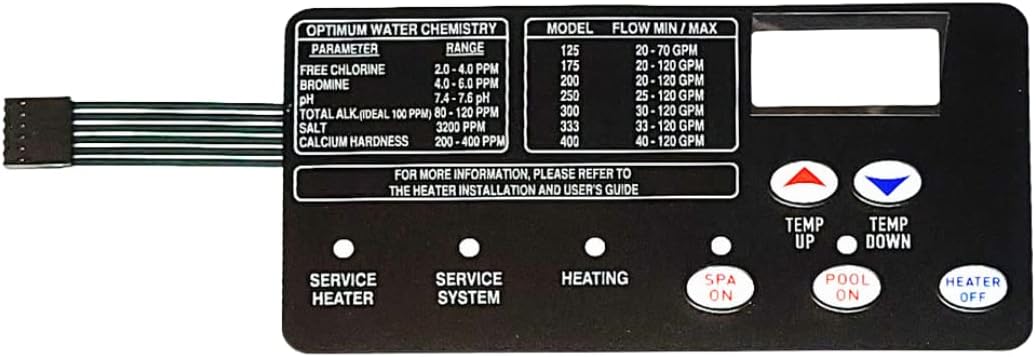 Swimables Membrane Pad Replacement for Pentair Pool Heaters