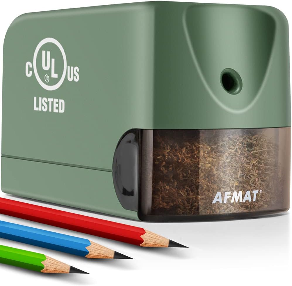 AFMAT Electric Pencil Sharpener for Classroom Use and More