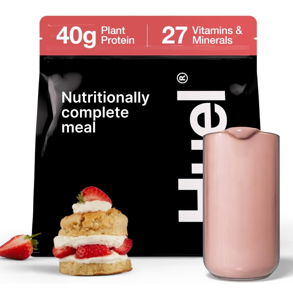 Huel Black Edition Strawberry Shortcake Vegan Protein Powder