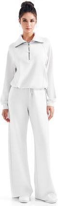 SUUKSESS Women 2 Piece Lounge Matching Set - Soft Travel Loungewear 4