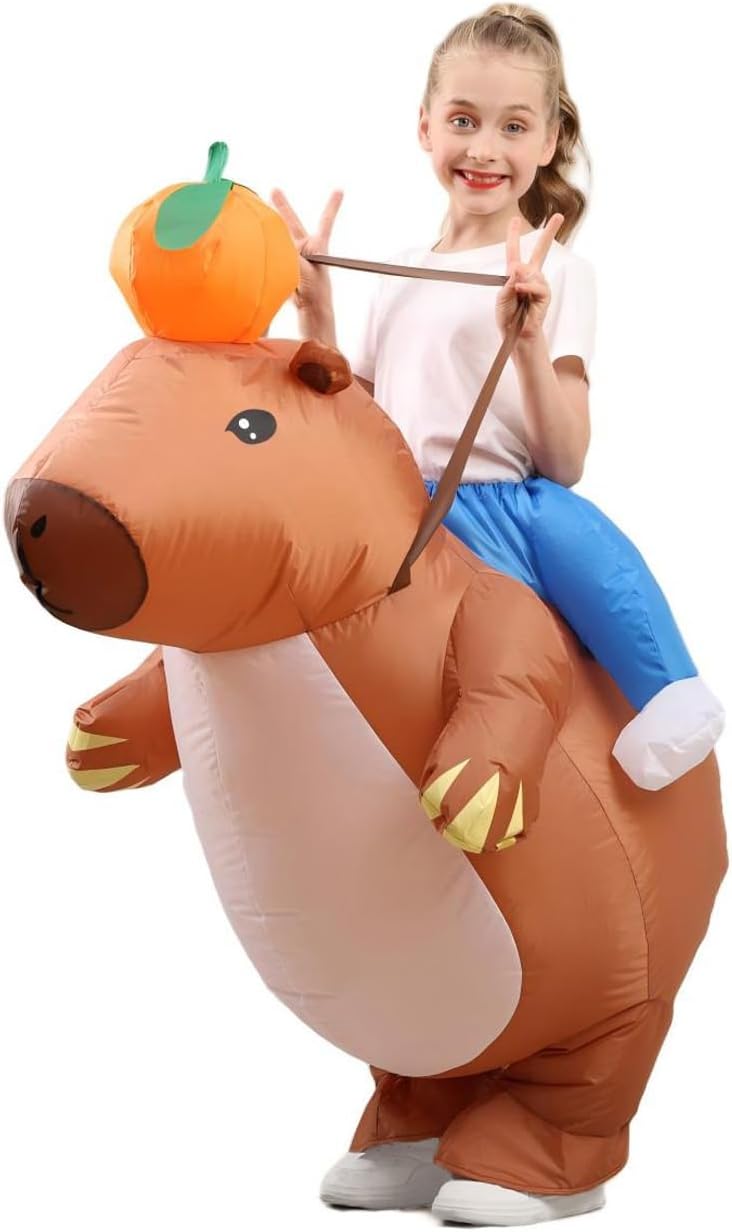 Inflatable Costumes for Kids Capybara Halloween Fun for All