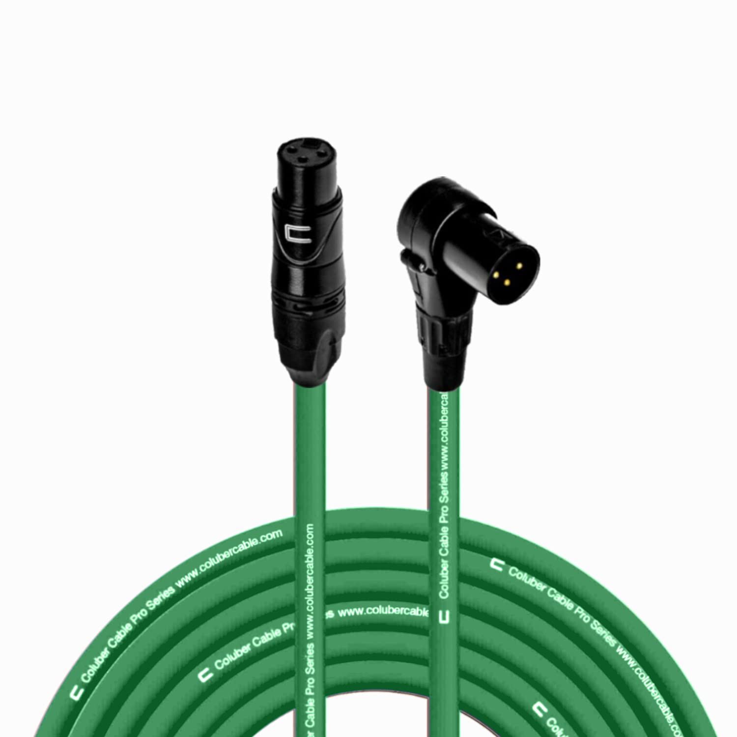 Balanced XLR Cable Female to Right Angle XLR Male - 50 Feet