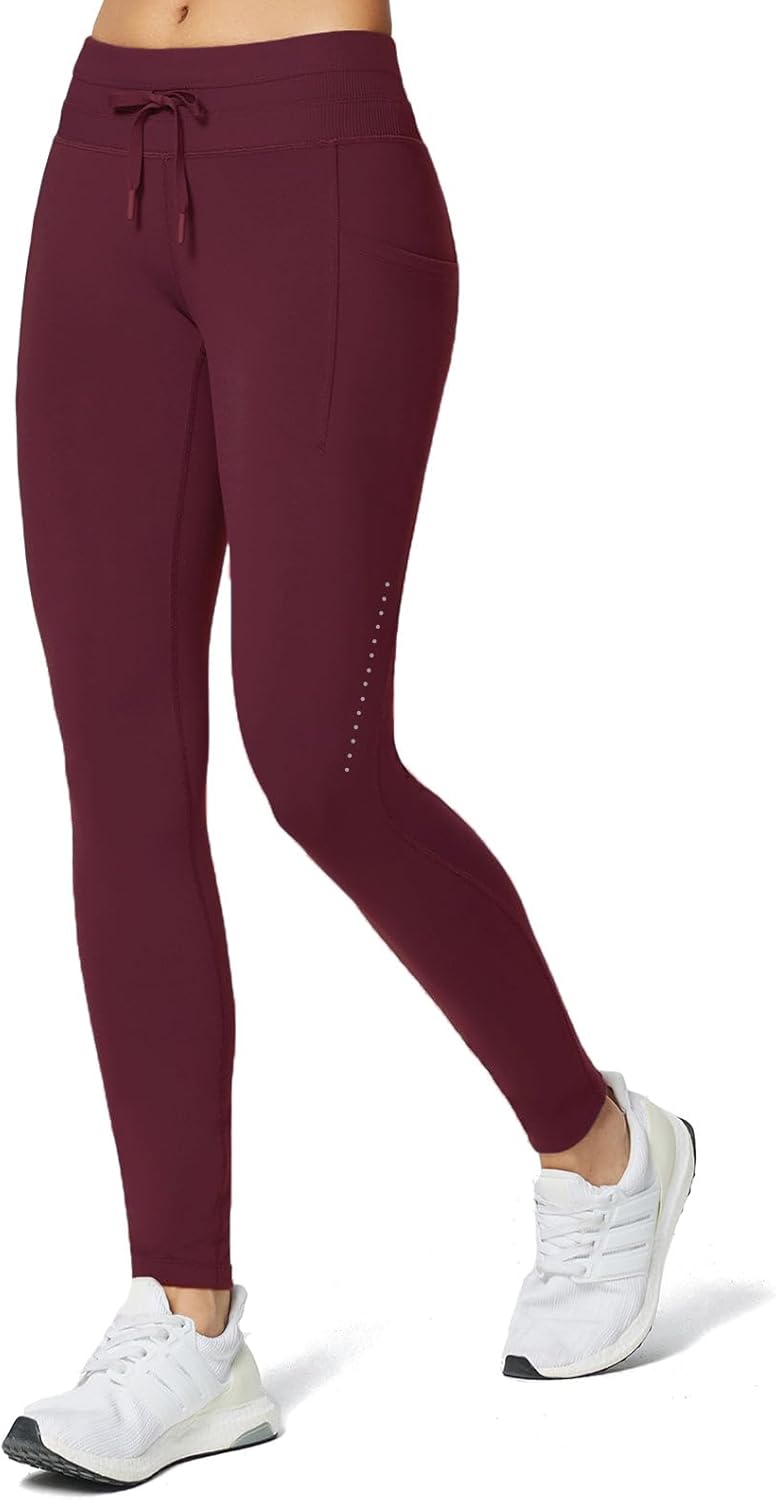 Baleaf Women's Fleece Lined High Waisted Leggings for Winter