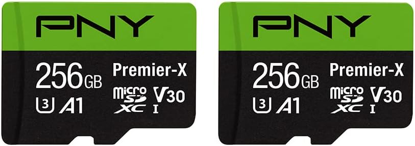 PNY 256GB Premier-X microSDXC Card for 4K Videography