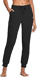 BALEAF Women's Cotton Yoga Lounge Sweatpants for Comfort