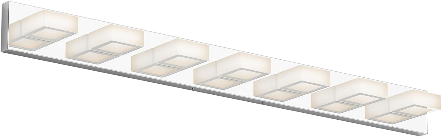 46in LED Chrome Vanity Lights for Modern Bathroom Lighting