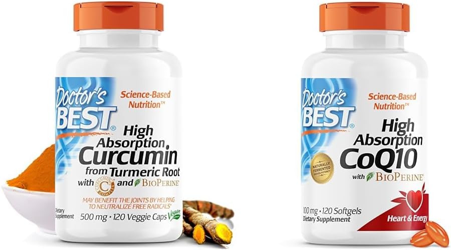 High Absorption Curcumin and CoQ10 for Heart Health Support