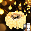 suddus String Lights for Bedroom 66ft 200 LED Globe Lights - Cozy Warm