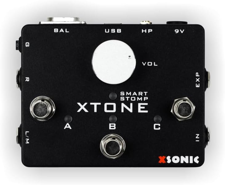 XSONIC Xtone Mobile Audio Interface for Guitar Effects and VSTs