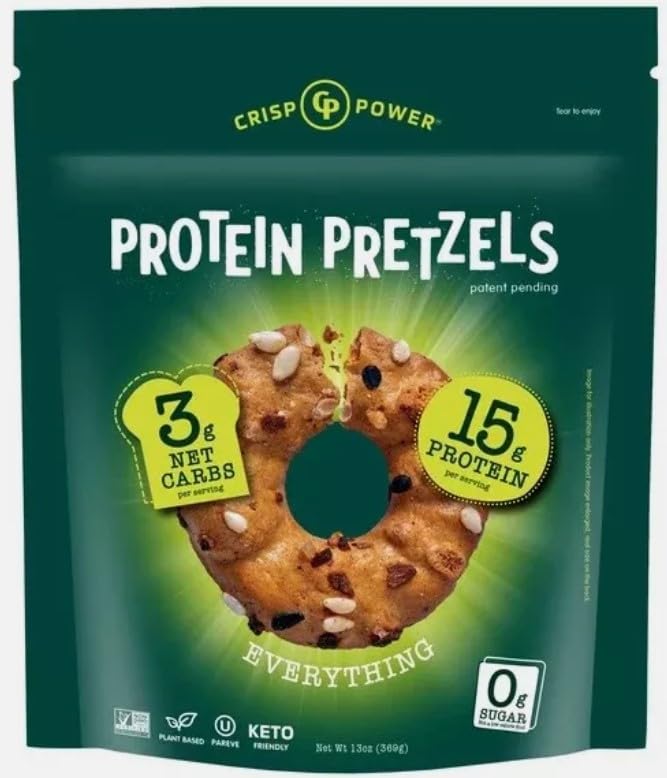 Crisp Protein Pretzels Boost Energy