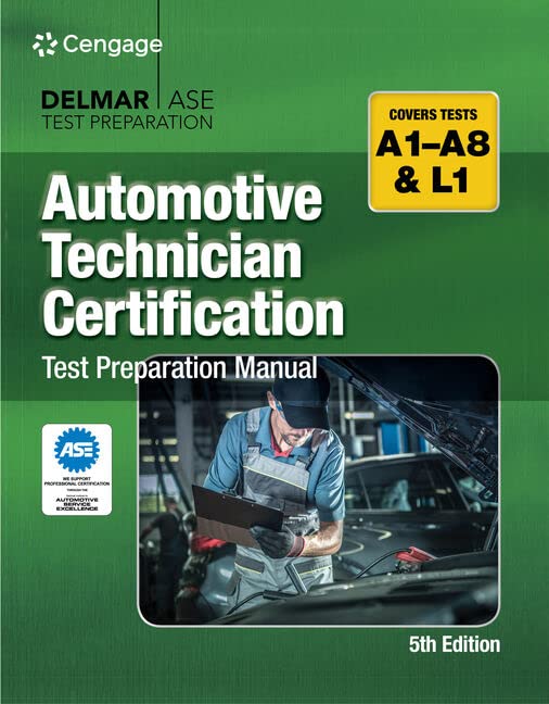 Automotive Technician Certification Test Prep Manual A-Series Review