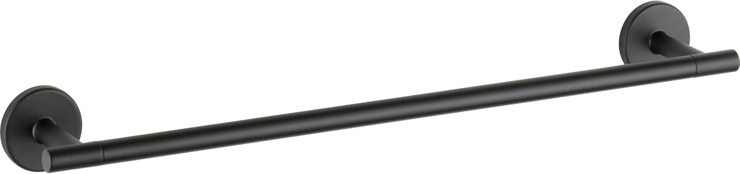 Delta 75918-BL Trinsic 18 in. Towel Bar in Matte Black Finish
