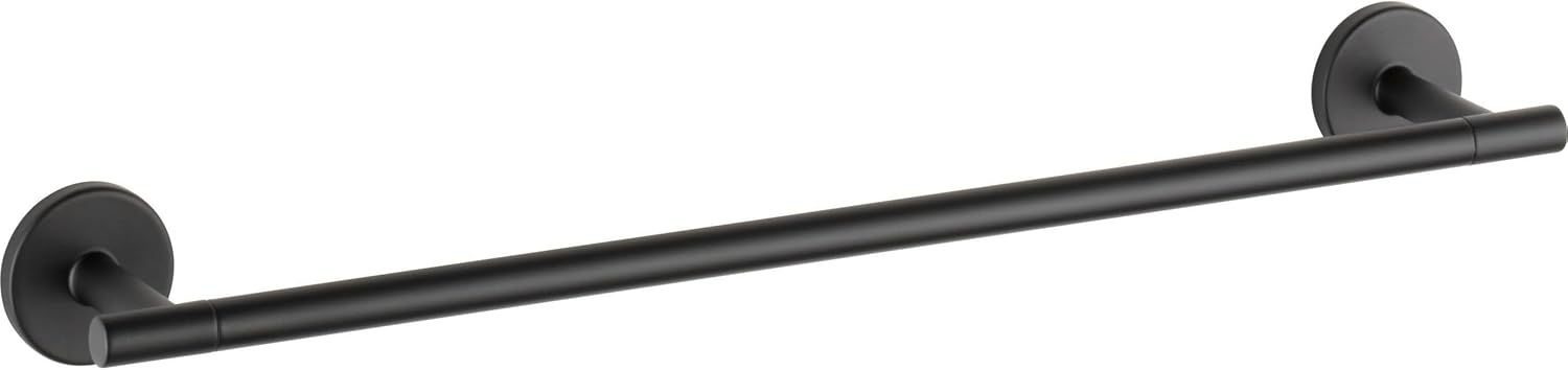 Delta 75918-BL Trinsic 18 in. Towel Bar in Matte Black Finish