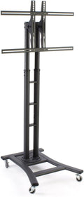 Mobile LCD Display Stand for 32 to 65 in Monitors - Height Adjustable